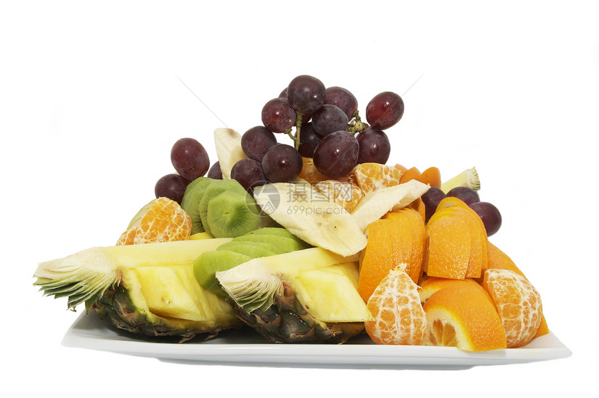 一盘水果盘子素食者小路拼盘活力小吃食物养分柚子橙子图片