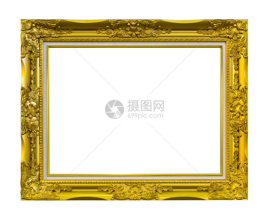 金木边框 与剪切路径隔绝盒子画廊正方形边缘边界利润金属小路雕刻装饰品图片
