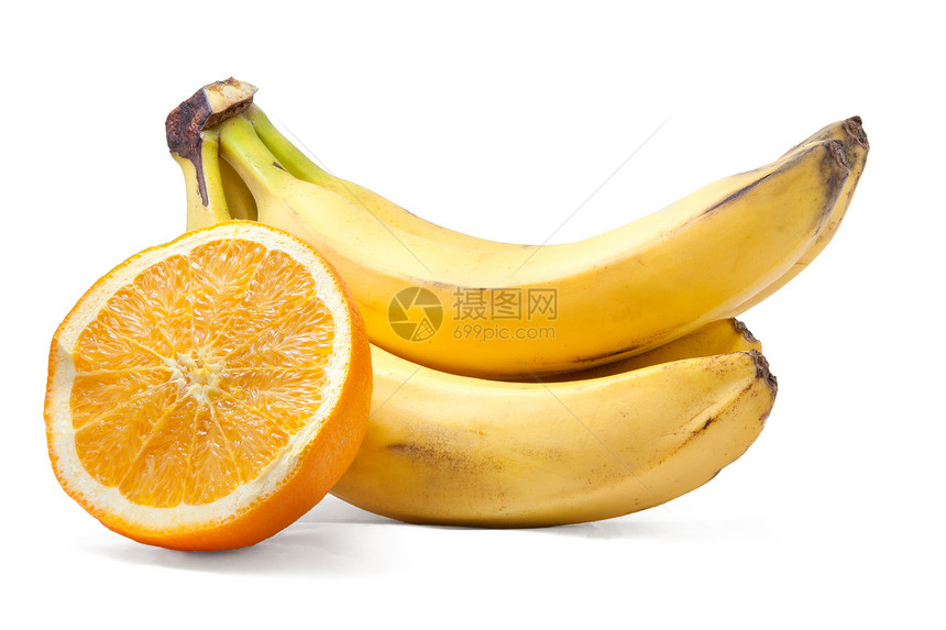 香蕉和橙色图片