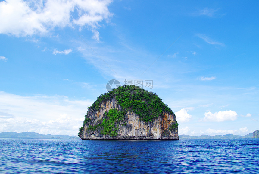 岛屿海岸海洋娱乐情调蓝色旅行热带支撑晴天地平线图片