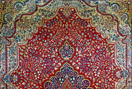 东印度地毯纹理高清图片