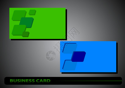 名片名卡创造力办公室钻石空白公司绿色横幅蓝色商业广告背景图片