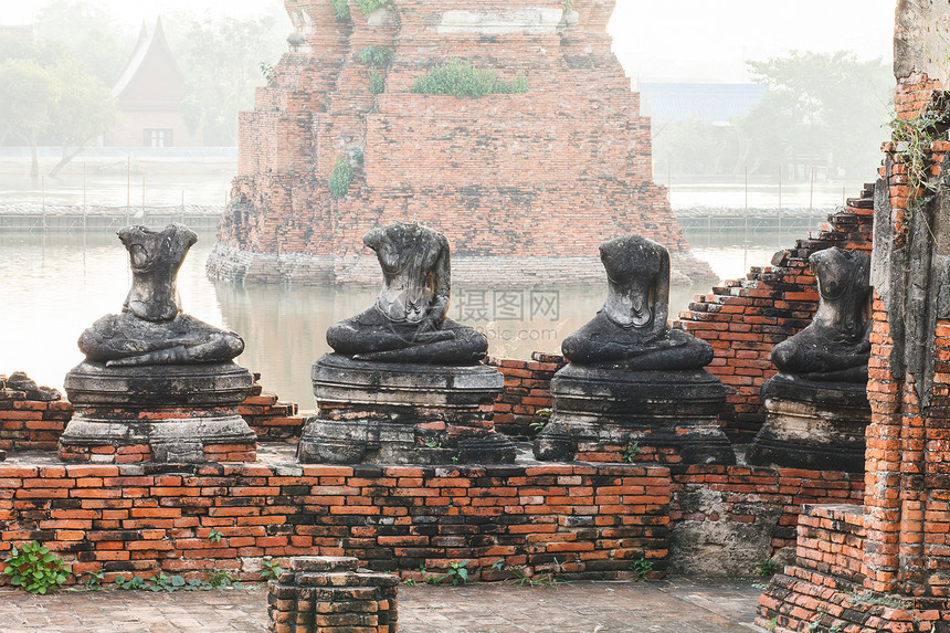 佛像和洪水尖塔建筑寺庙宗教信仰旅行佛法精神遗产佛塔图片