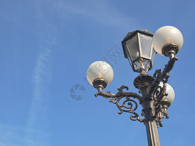 街灯天空标准街道工具灯柱背景图片