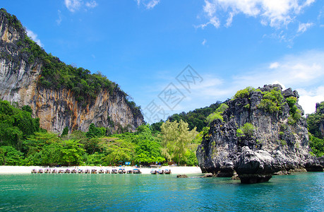 蓝色海洋美丽的夏天高清图片