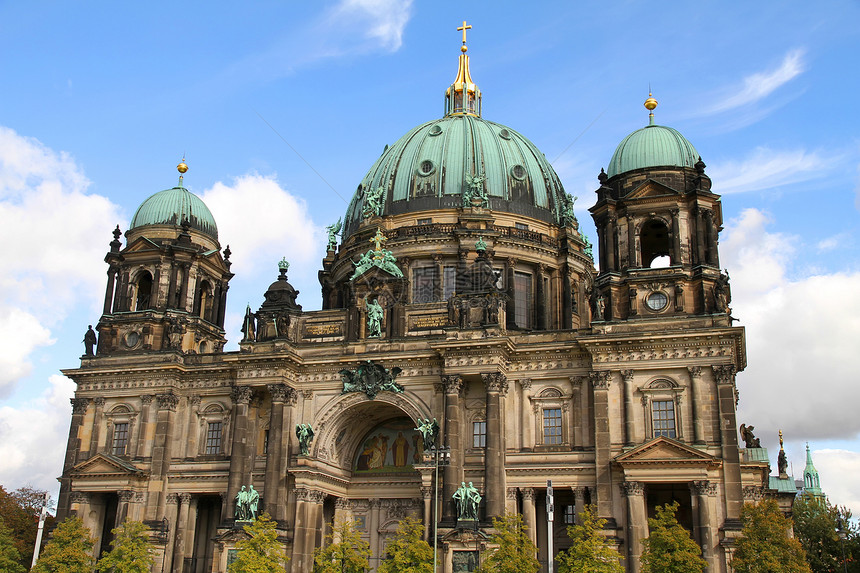 柏林大教堂房子观光宗教历史旅行建筑学地标喷泉建筑首都图片