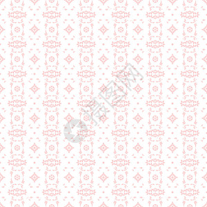 无缝裁缝花类模式粉色装饰绘画创造力白色条纹叶子插图墙纸背景图片