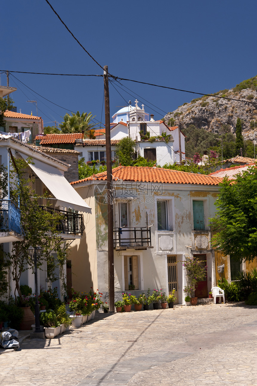 以Samos为基础建筑胡同房子房屋街道村庄旅行图片
