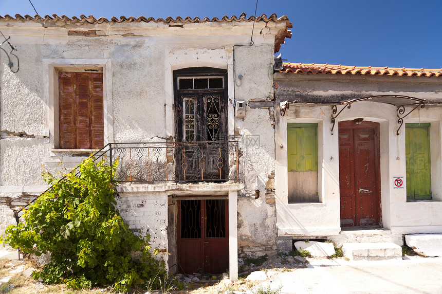 以Samos为基础村庄胡同建筑房屋旅行房子废墟街道图片