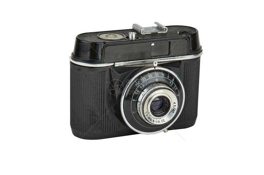 古老的旧相机摄影镜片古董图片