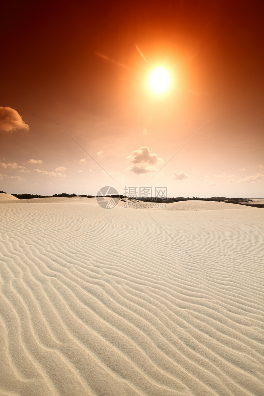 沙漠地区旅行地形橙子干旱波纹沙丘日落沙漠晴天旅游图片