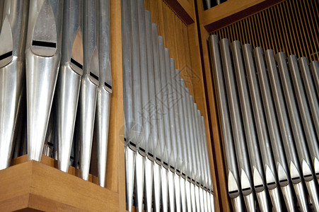 风琴管骶骨管风琴乐器管道音乐器官背景图片