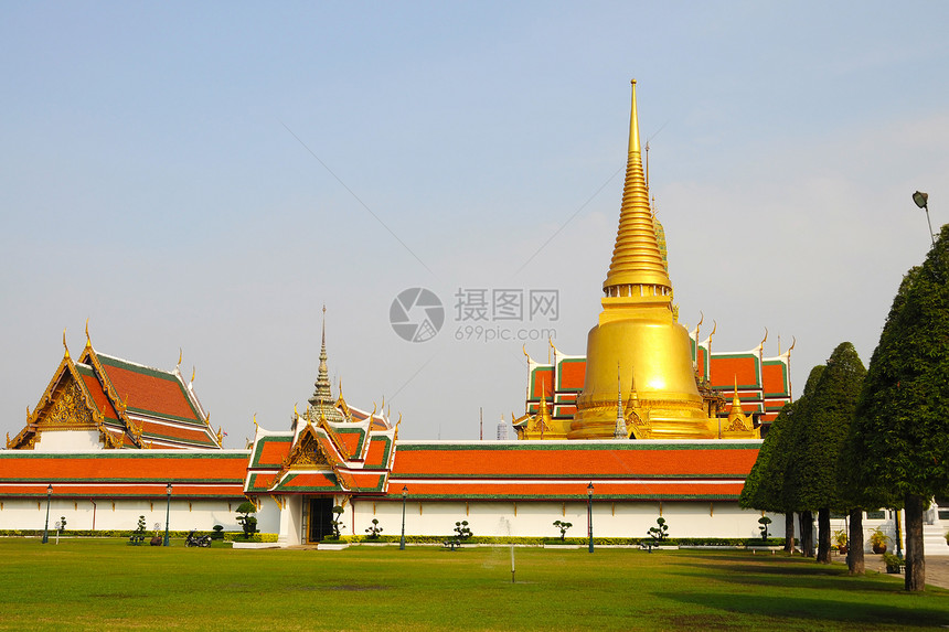 翡翠佛寺庙旅行历史性历史仪式职员故事地标鹦鹉宗教红豆图片