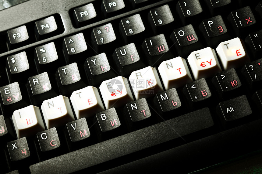 键盘互联网键塑料主页白色界面按钮中风木板办公室工具电子图片