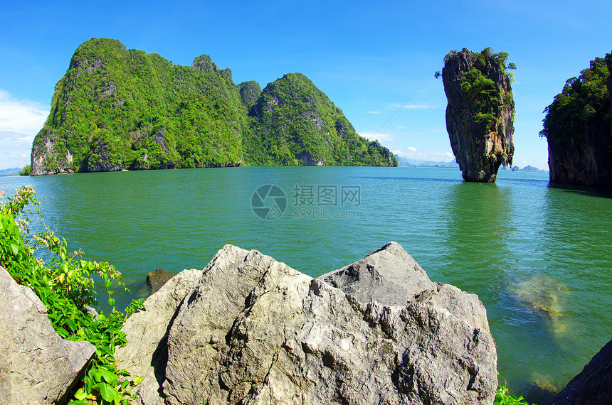 James债券岛构造海滩旅游反思纪念品天堂石灰石记忆地质环境图片