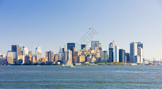 美国纽约市曼哈顿旅行地标城市市政建筑物外观景观建筑学位置世界背景图片