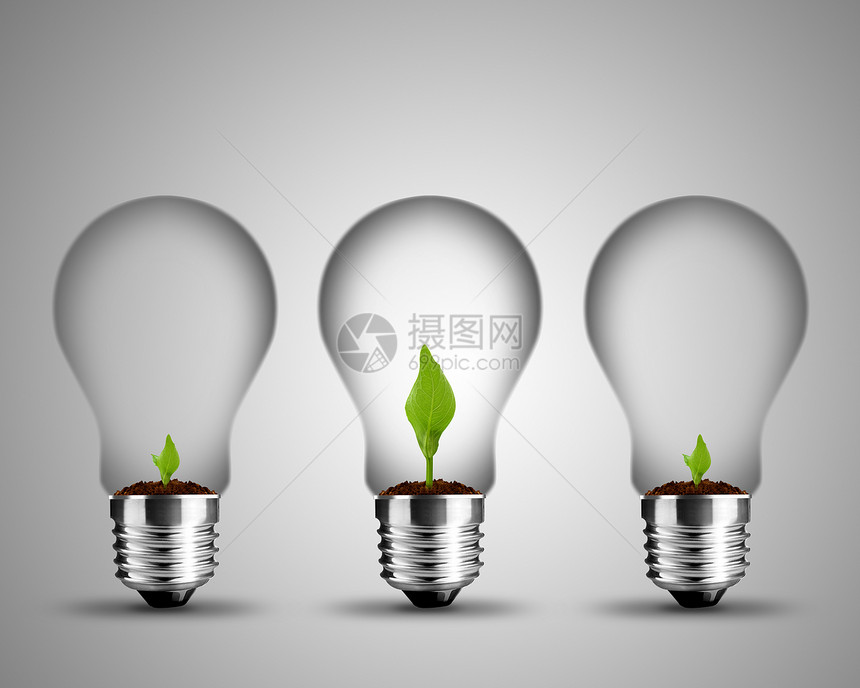 灯泡概念创新照明技术想像力力量涂鸦经济思维生态活力图片