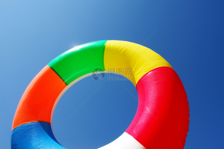 游泳环玩具腰带稻草安全救援温泉帮助浮标巡航晴天图片