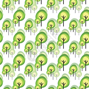 绿树无缝模式摘要背景图片