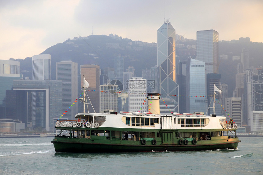 香港海港海洋港口旅行场景文化摩天大楼旅游天空办公室城市图片