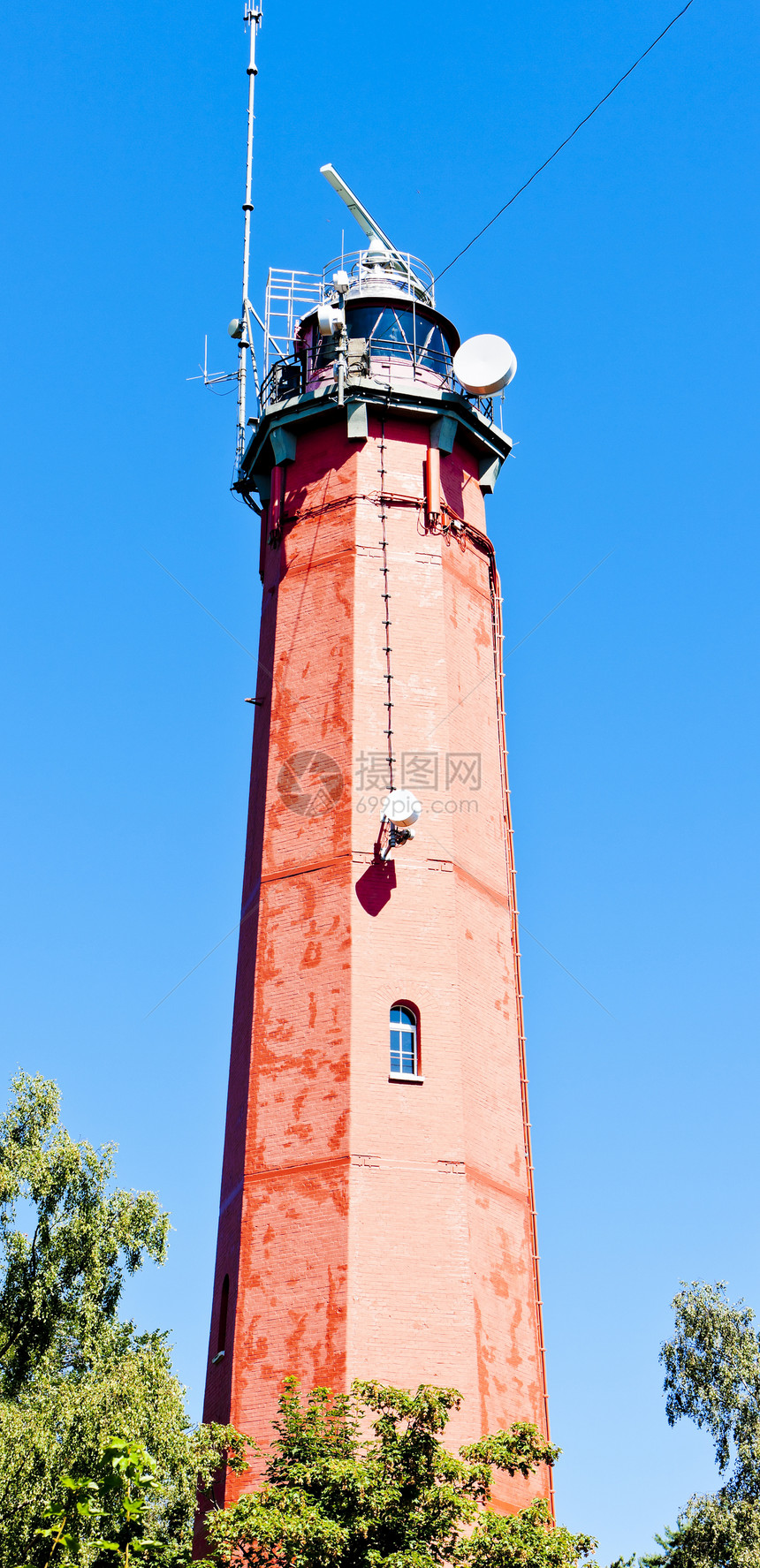 波兰波美拉尼亚海尔灯塔半岛旅行外观世界导航建筑学建筑灯塔位置图片