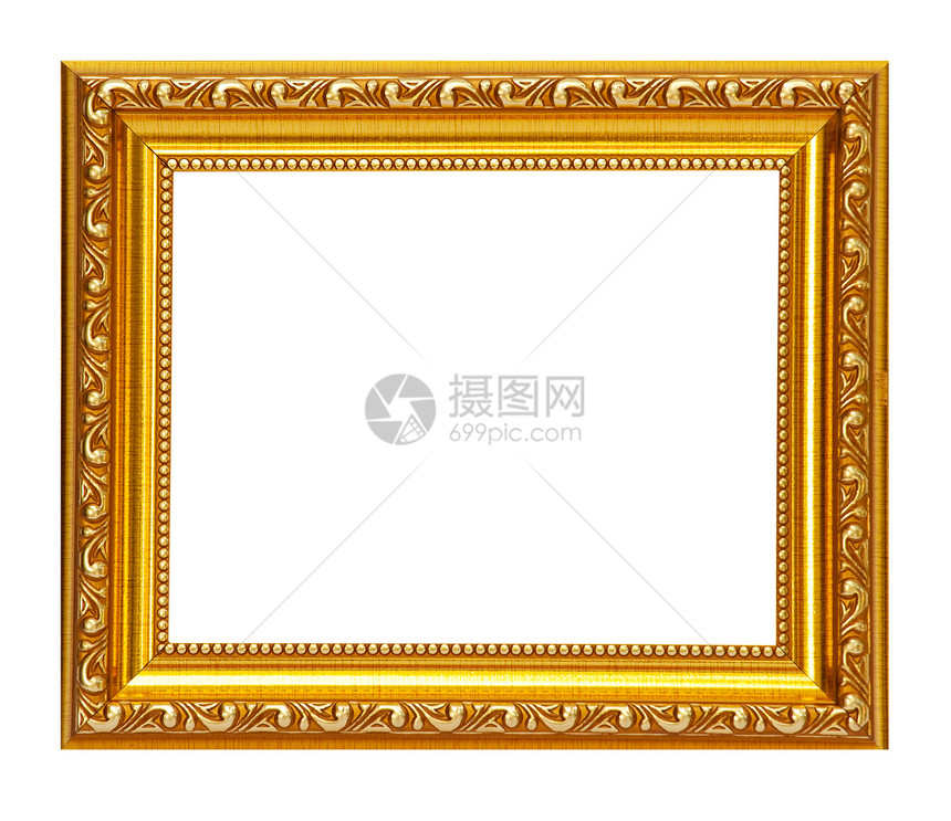 金金框木头绘画艺术金子古董博物馆边界正方形框架边缘图片