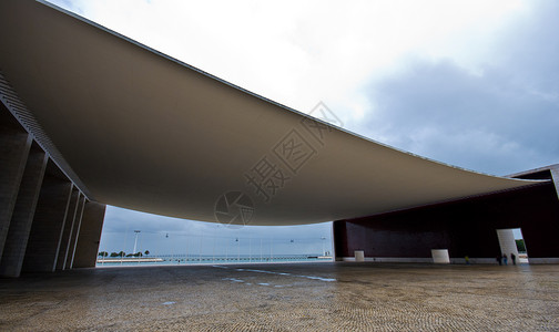 里斯本博览会建筑公园背景图片