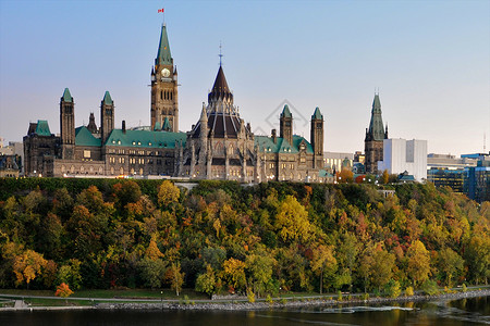 加拿大渥太华 议会山丘高清图片