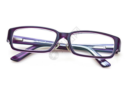 一副紫色眼镜医疗玻璃轮缘后台塑料太阳镜太阳光学女性镜片背景图片