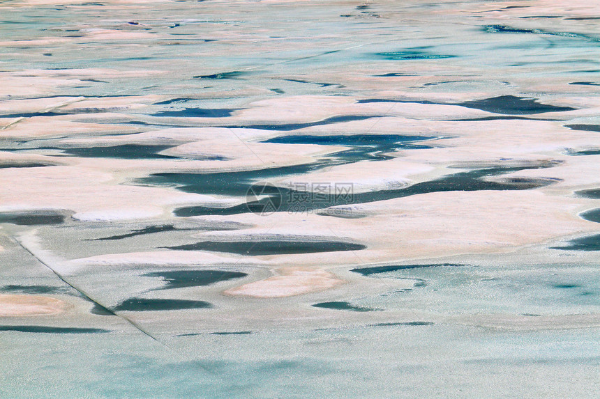 来自格里尼内尔冰川的冰川融化水生态寒冷全球公园高山绿地环境荒野池塘文学图片