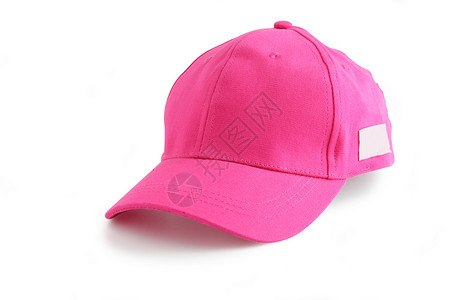 棒球帽子粉粉棒球帽背景