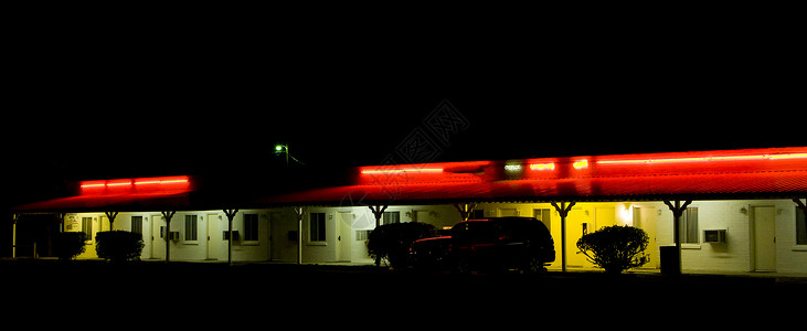 美国内华达州格伦代尔外观旅馆住房建筑学建筑汽车照明背景图片