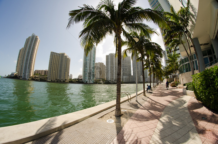 迈阿密肖邦广场详情建筑学财产钥匙蓝色市中心太阳构造酒店海滩景观图片