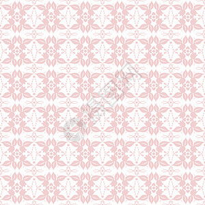 无缝裁缝花类模式绘画白色装饰粉色创造力叶子条纹插图墙纸背景图片