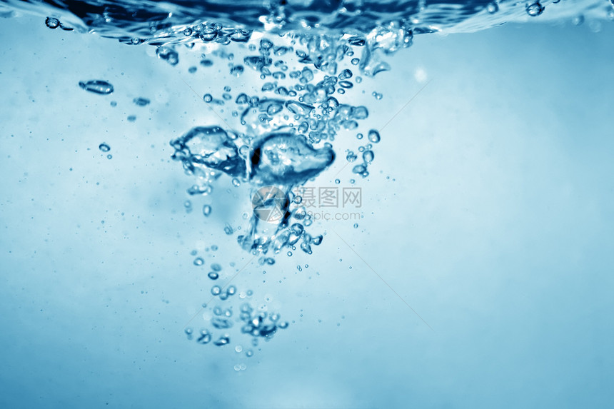 水泡沫背景涟漪温泉速度液体飞溅运动气泡海浪水滴波纹图片
