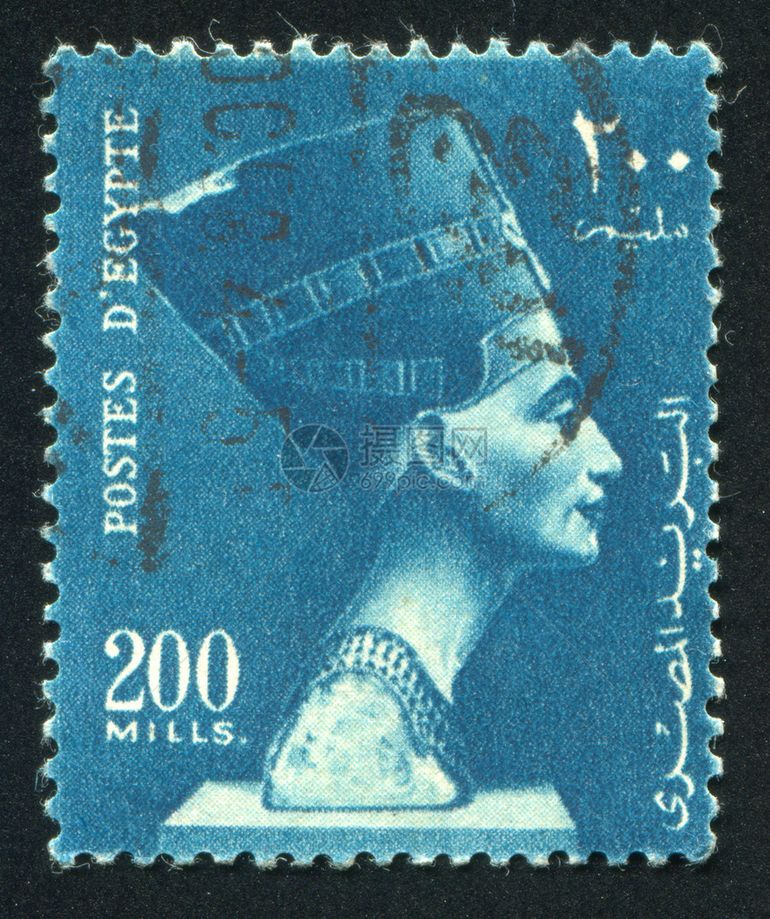 内弗提提王后女王宗教金字塔海豹国家偶像信封纪念碑壁画历史性图片