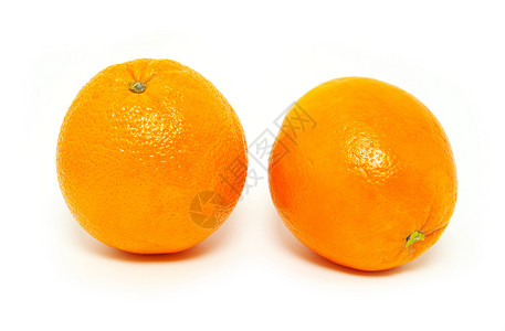 橙色水果白色果汁食物橙子绿色背景图片