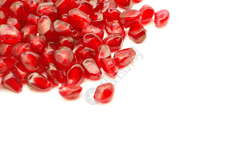 浆果白色食物石榴红色水果宏观背景图片