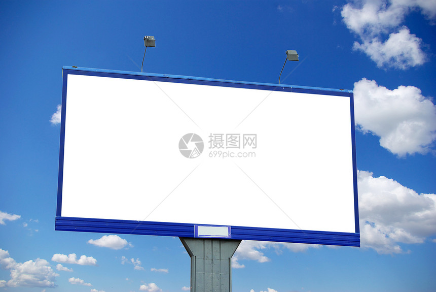 广告牌风俗空白公告账单展示宣传帆布商业路标木板图片