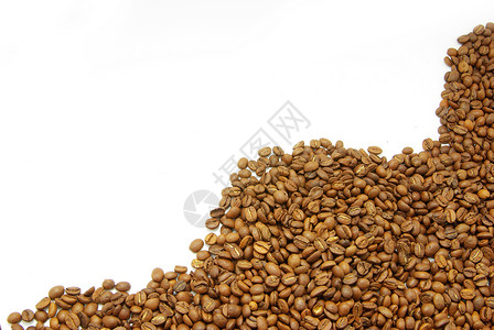 咖啡豆食物咖啡店种子兴奋剂豆子咖啡棕色营养味道黑色背景图片