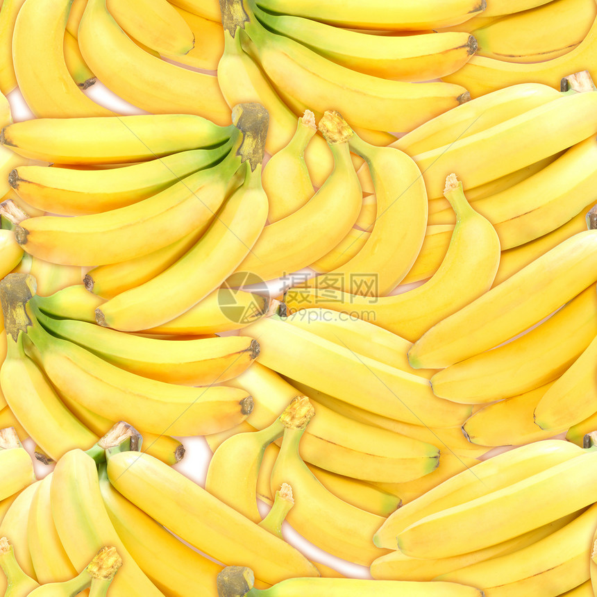 黄香蕉无缝型状图片