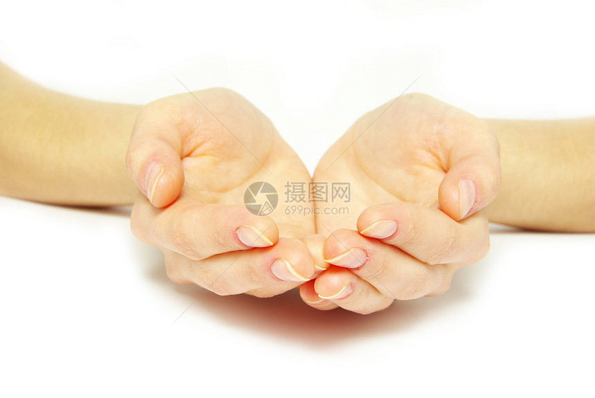 乞讨和施舍社会白色手势拇指身体男人男性概念手指帮助图片