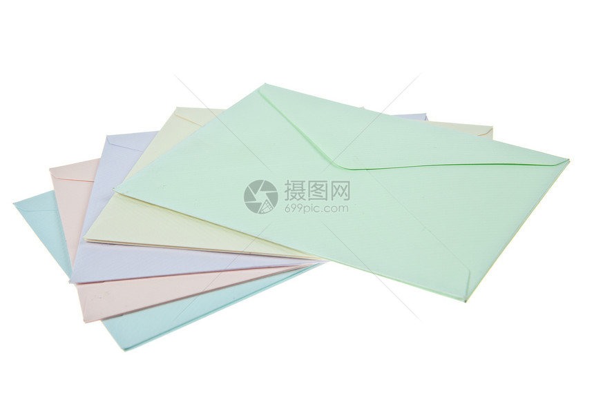 彩色信封绿色蜗牛螺旋邮政团体问候语卡片作品粉色写作图片