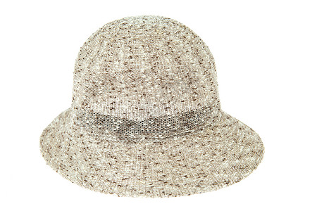 时装帽服装优雅白色投球纺织品收藏戏服英语帽子边缘背景图片