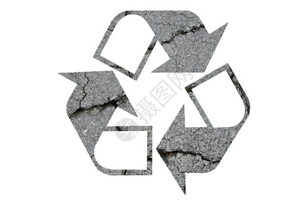白背景上的循环利用符号棕色纸板石板材料回收盒子纸盒环境背景图片