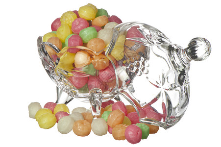 彩色糖果饮食生日甜点派对营养水晶彩虹背景图片