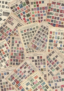 印章经济集邮邮票床单通货膨胀邮册危机邮资收藏背景图片