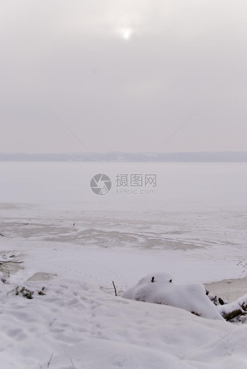 冬季现场白色冻结地景季节寒冷图片