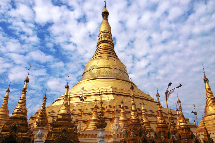 缅甸的金塔图片