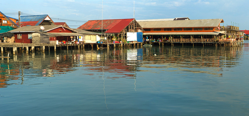 泰国渔夫村图片